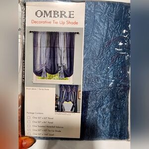 Blue Decorative Tie Up Shade